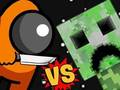 Hra Medzi vs Creeper  online