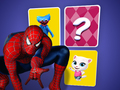 Hra Zhoda pamäťových kariet Spiderman  online