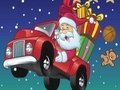 Hra Vianočné nákladné auto Jigsaw  online