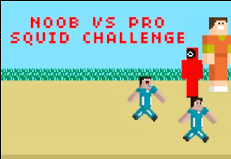 Hra Výzva Noob vs Pro Squid  online