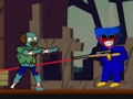Hra Huggy Wuggy vs zombie online