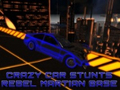 Hra Crazy Car Stunts: Rebelská marťanská základňa  online