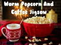 Hra Teplá skladačka popcorn a káva  online