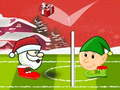 Hra Santa zimná futbalová hlava  online