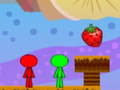 Hra Stickman Bros na ostrove Fruit Island 2 online