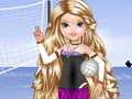 Hra Barbie volejbalové šaty  online