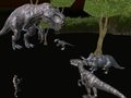 Hra Polnočný multiplayerový lov dinosaurov  online
