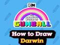 Hra Úžasný svet Gumball Ako nakresliť Darwina  online