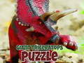 Hra Obrovské puzzle Triceratops  online