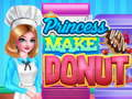 Hra Princezná Make Donut Cooking  online