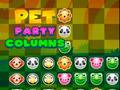 Hra Stĺpce Pet Party  online