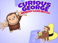 Hra Zvedavý George Memory Card Match  online