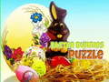 Hra Puzzle veľkonočné zajačiky  online