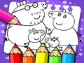 Hra Omaľovánka prasiatka Peppa  online