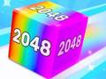 Hra Reťazová kocka: 2048 Zlúčenie online