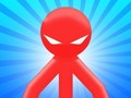 Hra Red Stickman vs Monster School online