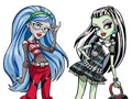 Hra Omaľovánka pre Monster High  online