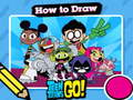 Hra Horúce kreslenie Teen Titans Go! online