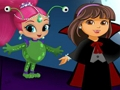 Hra Nick jr. Halloweensky sprievod obliekania  online