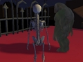 Hra Halloweenska výzva v parkoure pre 2 hráčov  online