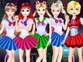 Hra Bojový outfit pre dievčatá Sailor  online