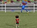 Hra Futbalové dieťa vs huggy online