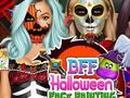 Hra BFF Halloween maľovanie na tvár  online