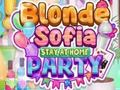 Hra Blondínka Sofia Stay at Home Party  online