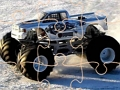 Hra Zimné hádanky Monster Truck  online