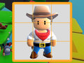 Hra Posuvné puzzle Stumble Boys  online