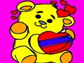 Hra Jednoduché farbenie Valentine  online