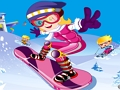 Hra Dievčatko na snowboarde  online