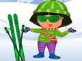 Hra Dora Ski Dres up  online