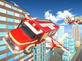 Hra Sim s lietajúcim hasičským autom  online