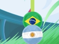 Hra Argentína vs Brazília  online