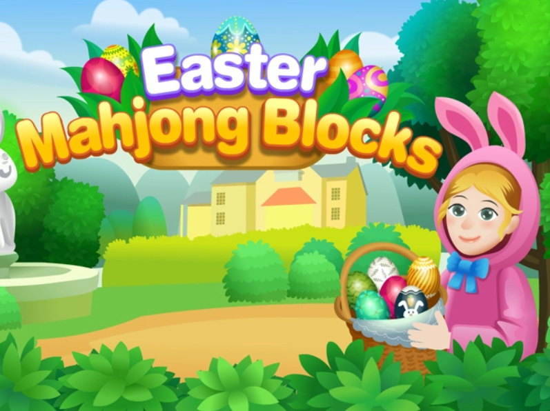 Hra Mahjong blokuje Veľkú noc  online