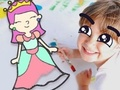Hra Omaľovánka: Princ a princezná  online