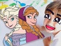 Hra Omaľovánka: Frozen  online