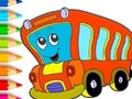 Hra Omaľovánka: Autobus  online