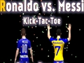 Hra Messi vs Ronaldo Kick Tac Toe online