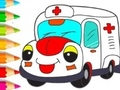 Hra Omaľovánka: Ambulancia  online