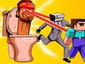 Hra Skibidi WC a Nubik Survivors  online