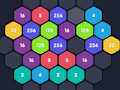 Hra Zlúčenie puzzle blokov Hexa 2048  online