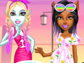 Hra Letné prázdniny Monster Girls  online