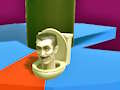 Hra Skibidi WC Helix 3D  online
