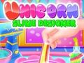 Hra Dizajnér Unicorn Slime  online