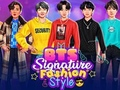 Hra Podpisový módny štýl BTS  online