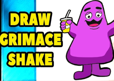 Hra Grimace Shake: Draw and Erase online