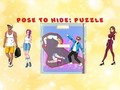 Hra Pózovať skryť puzzle online