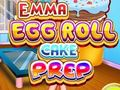 Hra Príprava koláča Emma Egg Roll  online